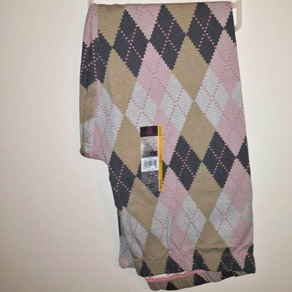 No Boundaries women's ankle leggings multi color checkered L (11-13) Gray w-058 - Picture 1 of 2